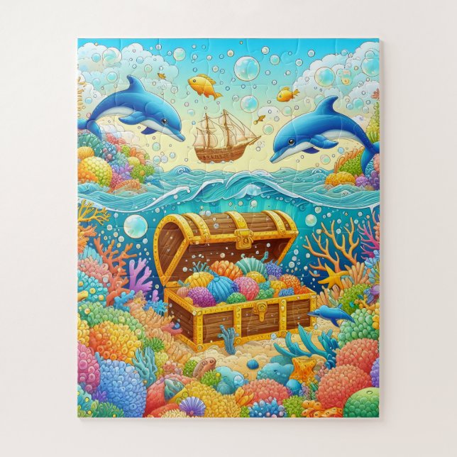 Quebra-cabeça Vida marinha (Vertical)