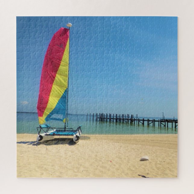 Quebra-cabeça Vida na praia - 20x20 - 676 peças (Vertical)