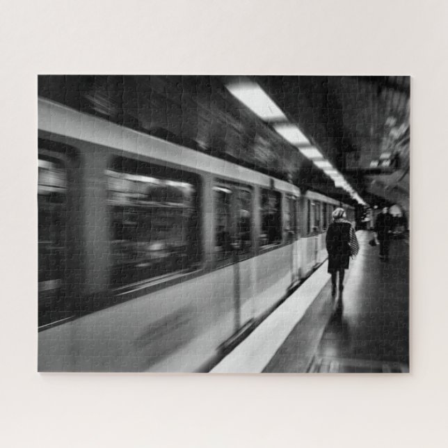 Quebra-cabeça Vida parisiense moderna e urbana (Horizontal)