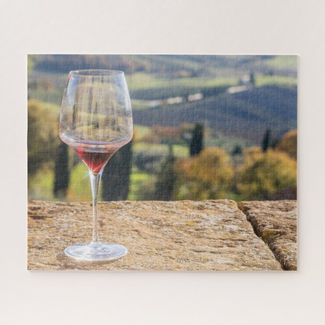 Quebra-cabeça Vidro na Toscana (Horizontal)