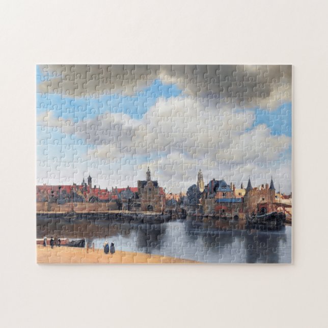 Quebra-cabeça View of Delft, Johannes Vermeer, 1659-1660 (Horizontal)