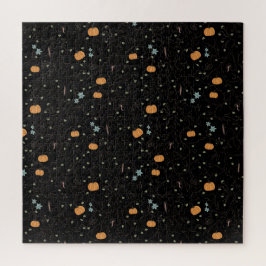 Quebra-cabeça Vigne effrayante pour Halloween Noir