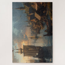 Viking Harbor Jigsaw Puzzle