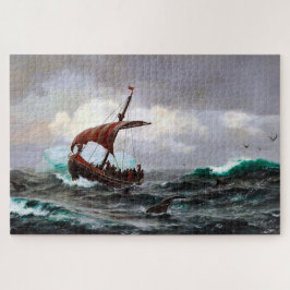 Quebra-cabeça Viking Summer no Ano Costeiro da Gronelândia 1000
