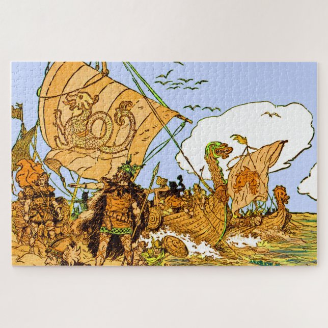 Quebra-cabeça Vikings (Horizontal)