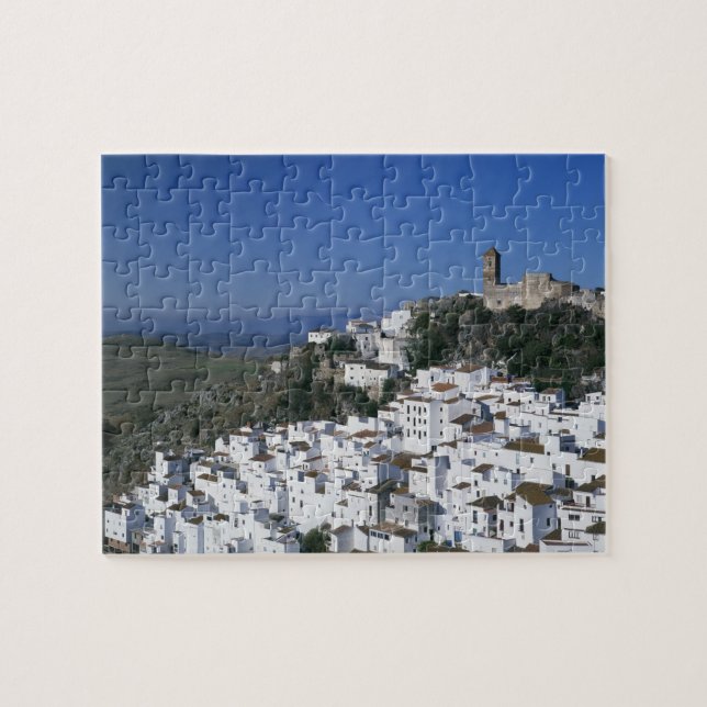 Quebra-cabeça Vila Branca de Casares, Andaluzia, Espanha 2 (Horizontal)