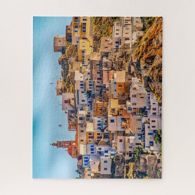 Quebra-cabeça Vila Fotográfica Grécia Ilha Karpathos (Vertical)