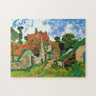Quebra-cabeça Vila Street em Auvers, Vincent van Gogh