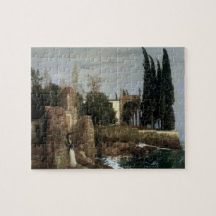 Quebra-cabeça Villa à Beira-Mar de Arnold Bocklin, Arte Simbolis