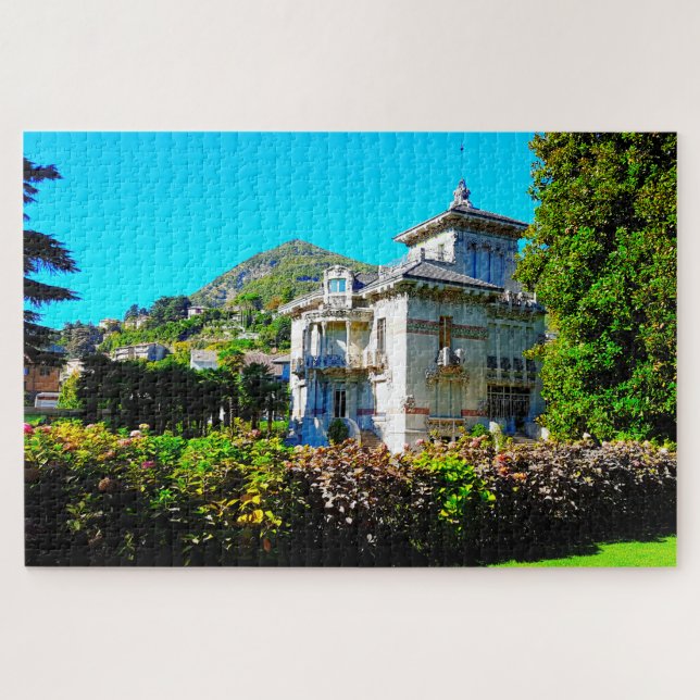 Quebra-cabeça Villa Bernasconi Cernobbio Lake Como Itália (Horizontal)