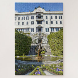Quebra-cabeça Villa Carlotta Como lago fonte escadas