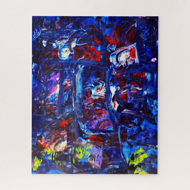 Quebra-cabeça Ville de nuit (Vertical)