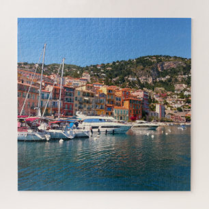 Quebra-cabeça Villefranche-sur-mer, França Riviera