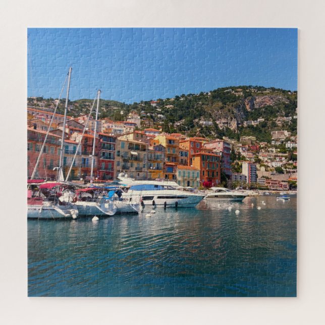 Quebra-cabeça Villefranche-sur-mer, Riviera Francesa (Horizontal)