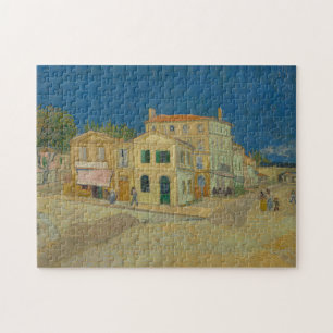 Quebra-cabeça Vincent Van Gogh, A Casa Amarela, A Rua