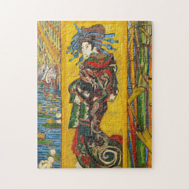 Quebra-cabeça Vincent Van Gogh A cortesã após Eisen (Vertical)