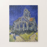 Quebra-cabeça Vincent Van Gogh, a Igreja dos Auvers<br><div class="desc">Vincent Van Gogh - A Igreja em Auvers,  1890.</div>