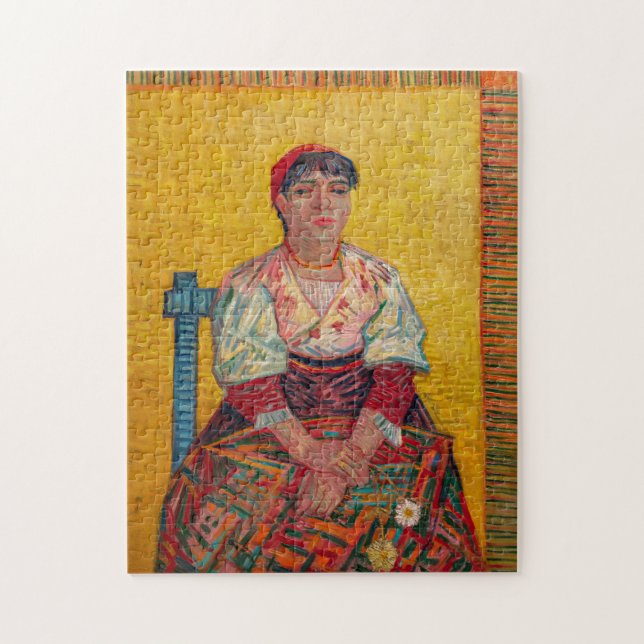 Quebra-cabeça Vincent Van Gogh - A Mulher Italiana (Vertical)
