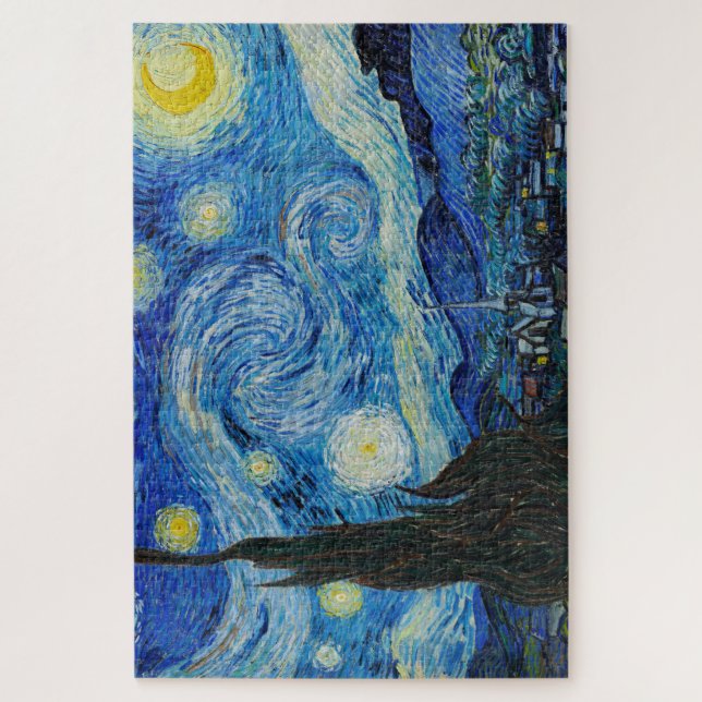 Quebra-cabeça Vincent van Gogh - A Noite Estrelada (Vertical)