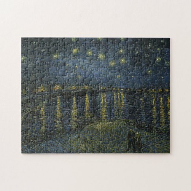 Quebra-cabeça Vincent Van Gogh, A Noite Estrelada Sobre o Ródano (Horizontal)