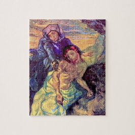 Quebra-cabeça Vincent Van Gogh - A Pietà - Jesus e Virgem Maria