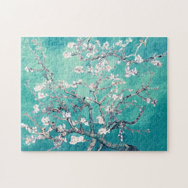 Quebra-cabeça Vincent Van Gogh Almond Blossoms Turquoise (Horizontal)