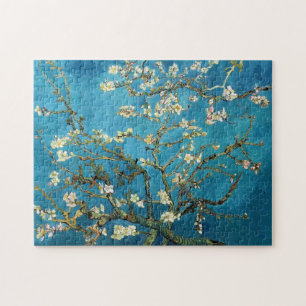 Quebra-cabeça Vincent van Gogh, Almond Tree florescente