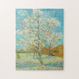 Quebra-cabeça Vincent van Gogh - Árvore Pêssega Rosa em Flor