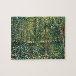 Quebra-cabeça Vincent van Gogh Árvores e Subcrescimento, 1887