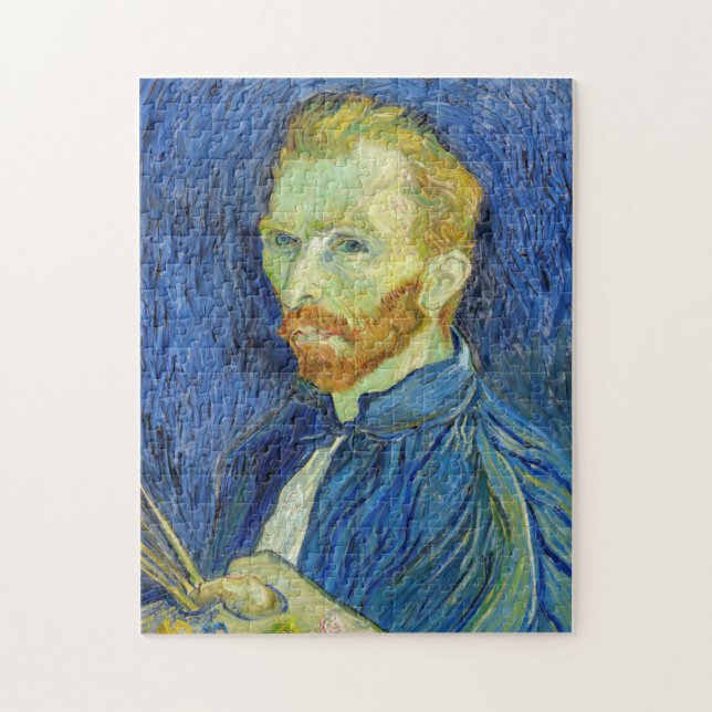 Quebra-cabeça Vincent van Gogh - Autorretrato com Paleta (Vertical)