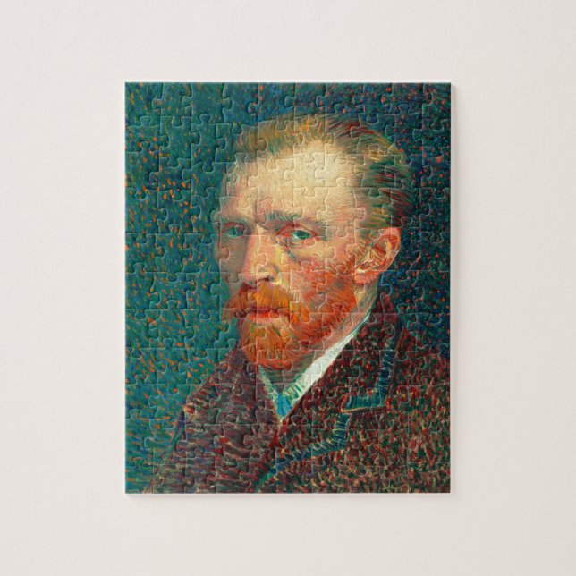Quebra-cabeça Vincent Van Gogh autorretrato com roupa fina (Vertical)