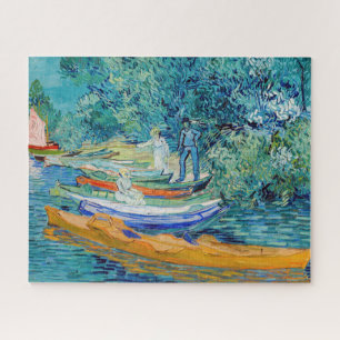 Quebra-cabeça Vincent van Gogh - Banco do Oise em Auvers