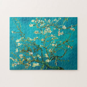 Quebra-cabeça Vincent Van Gogh Blossoming Almond Tree Arte Flora