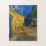 Quebra-cabeça Vincent van Gogh - Cafe Terrace à Noite<br><div class="desc">Cafe Terrace no Place du Forum na Noite - Vincent van Gogh,  1888</div>