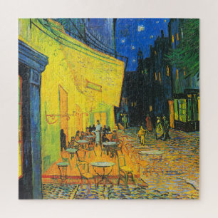 Quebra-cabeça Vincent Van Gogh Cafe Terrace À Noite, Belas Arte
