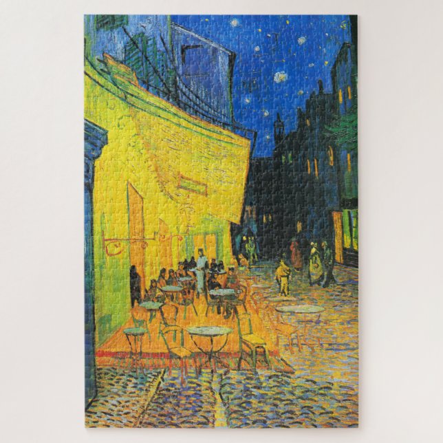 Quebra-cabeça Vincent Van Gogh Cafe Terrace À Noite, Belas Artes (Vertical)