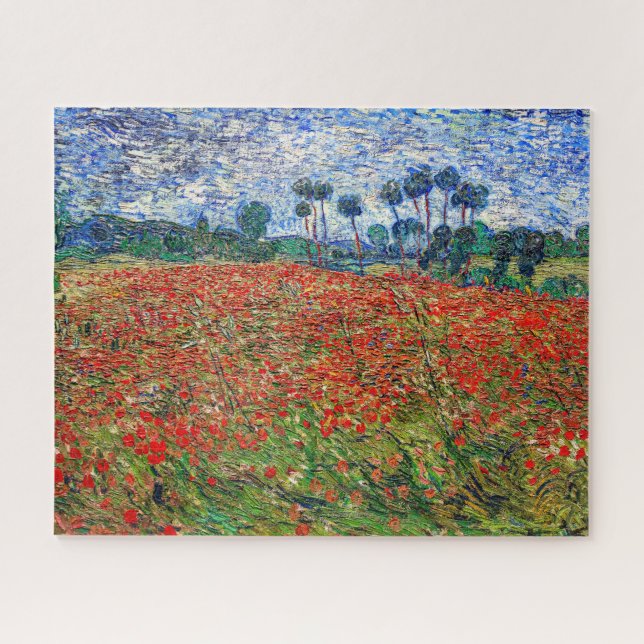 Quebra-cabeça Vincent van Gogh - Campo de Papoulas (Horizontal)