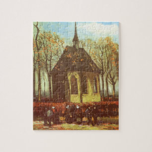 Quebra-cabeça Vincent van Gogh - Capela em Nuenen, Fieis