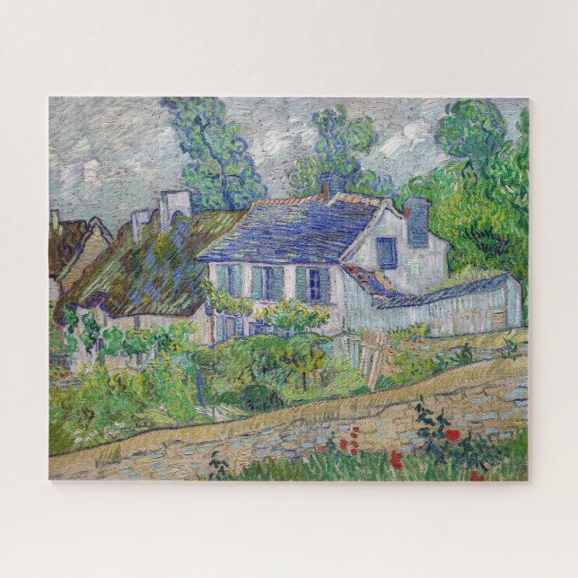 Quebra-cabeça Vincent van Gogh - Casas em Auvers (Horizontal)