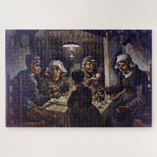 Quebra-cabeça Vincent Van Gogh Come Belas Artes Com Batata (Horizontal)