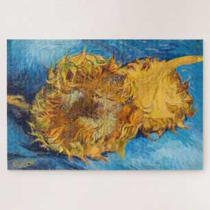 Quebra-cabeça Vincent van Gogh - Dois Girassóis Cortados