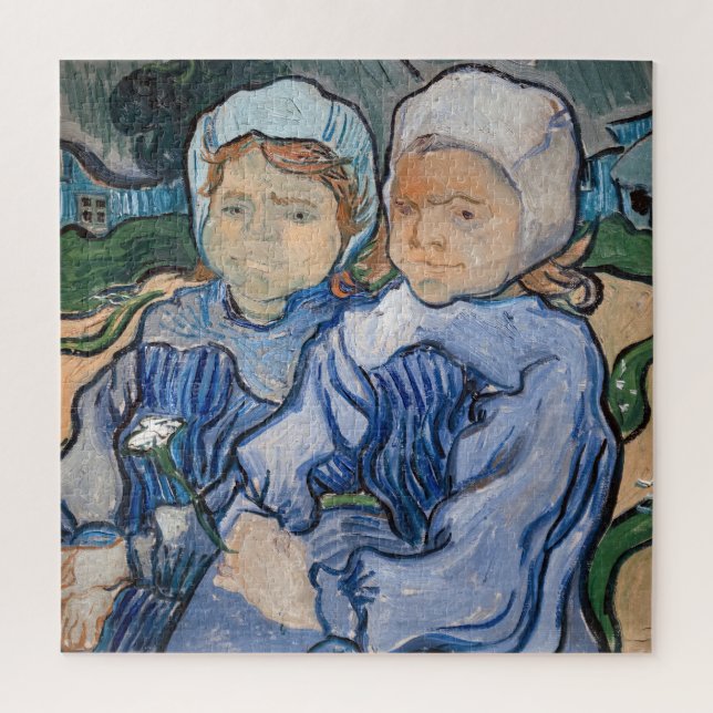 Quebra-cabeça Vincent van Gogh - Duas Meninas (Vertical)