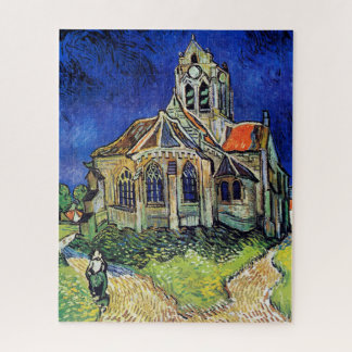 Quebra-cabeça Vincent van Gogh é a Igreja em Auvers