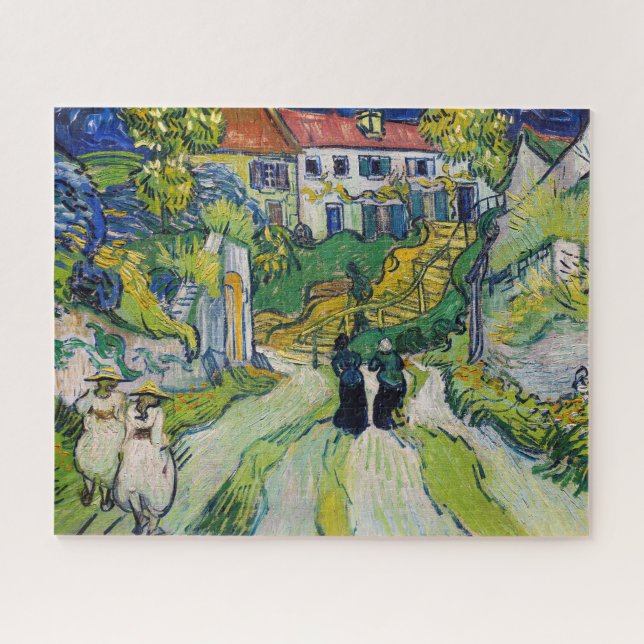 Quebra-cabeça Vincent van Gogh - Escadaria em Auvers (Horizontal)