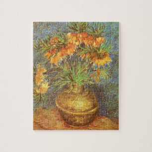 Quebra-cabeça Vincent van Gogh - Fritilárias em um Vaso de Cobre