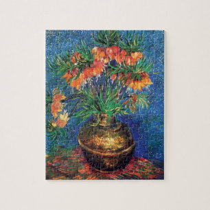 Quebra-cabeça Vincent Van Gogh - Fritilárias num Vaso de Cobre