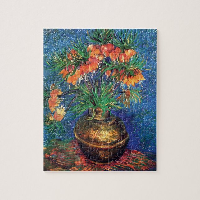 Quebra-cabeça Vincent Van Gogh - Fritilárias num Vaso de Cobre (Vertical)