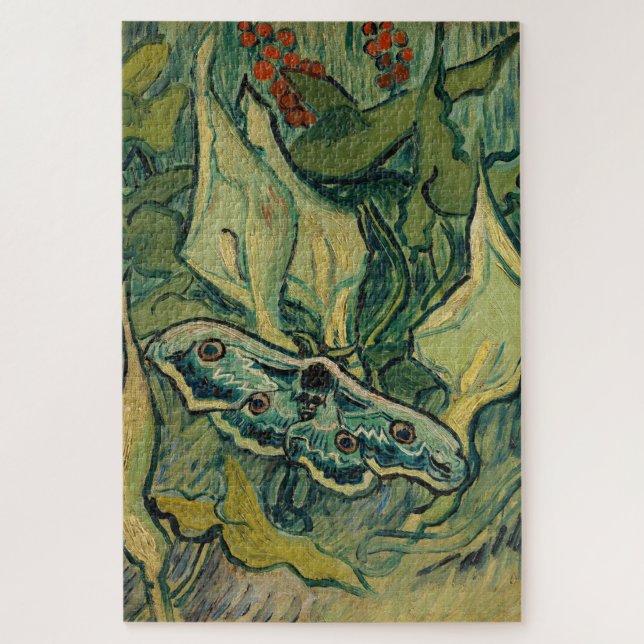 Quebra-cabeça Vincent van Gogh - Giant Peacock Moth (Vertical)