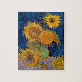 Quebra-cabeça Vincent Van Gogh - Girassóis, Versão do segundo