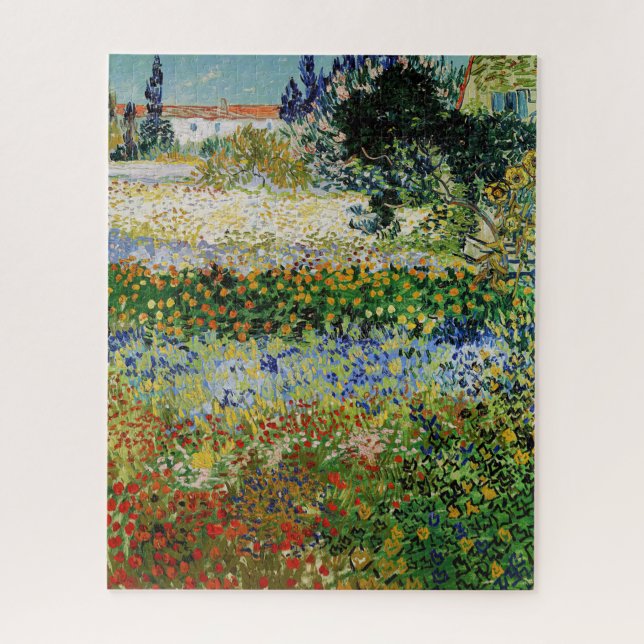 Quebra-cabeça Vincent van Gogh - Jardim Florido (Vertical)